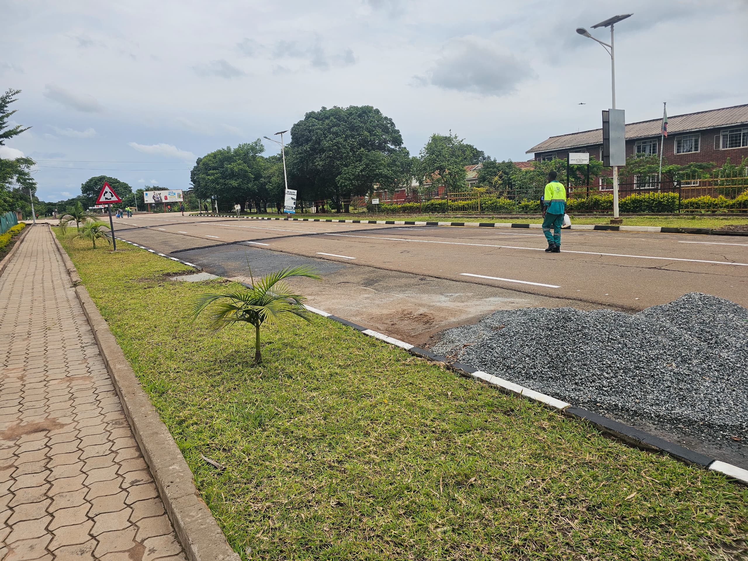 Road construction and maintenance services for mining and industrial sites in Zambia